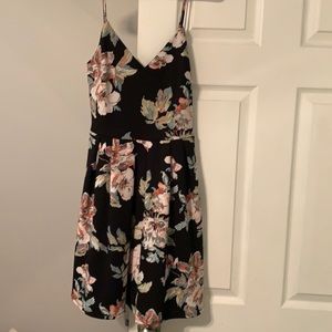 Floral dress.